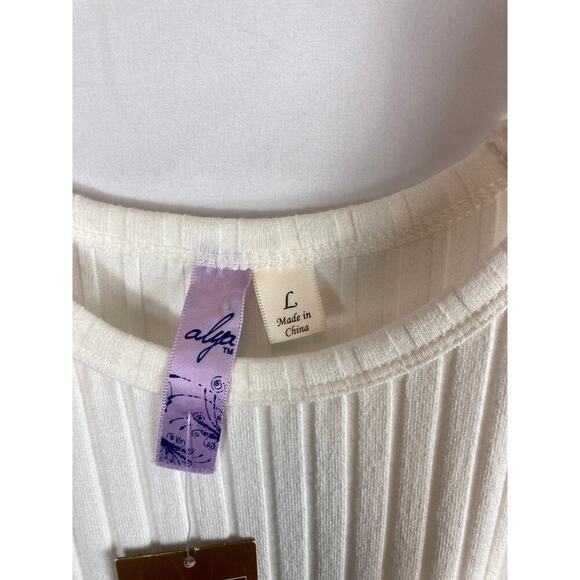NWT Alya Francescas Ribbed Sleeveless Dress Size Large - Picture 6 of 9